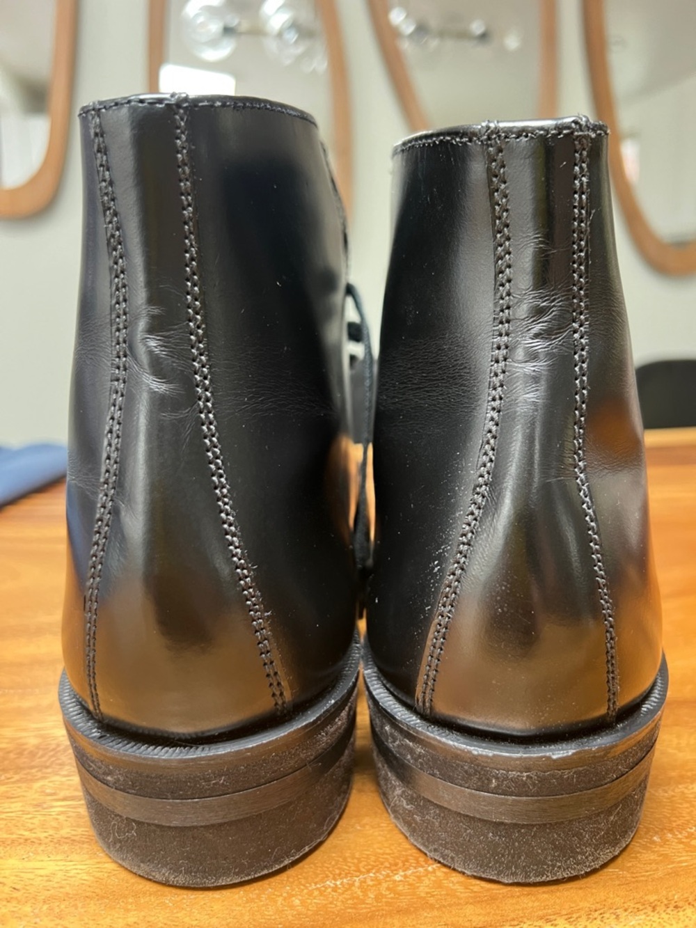 Biltrite Vintage Black Military Army Combat Boots Steel Toe - Picture 14 of 14